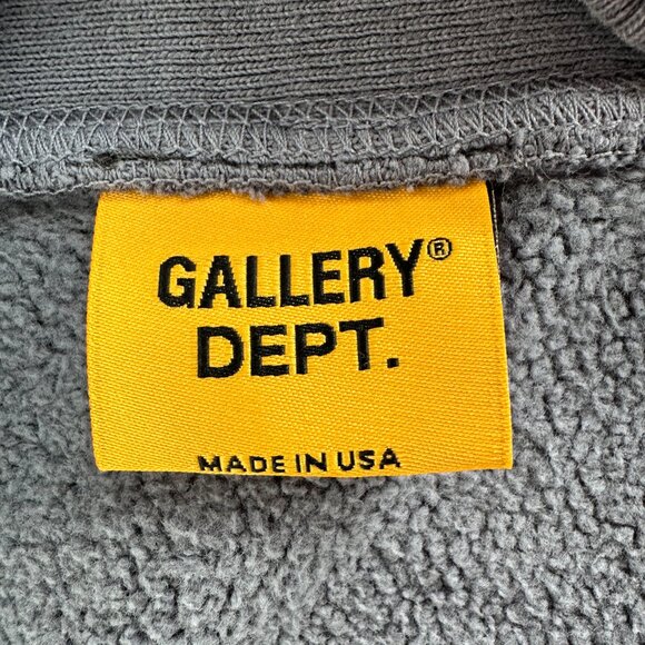Gallery Dept Navy & White Property Logo Hoodie - Picture 4 of 5